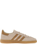 adidas Handball Spezial Stripes Sneakers — Beige — Size US M 3.5 - US W 5 — Front View