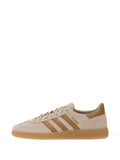 adidas Handball Spezial Stripes Sneakers — Beige — Size US M 3.5 - US W 5 — Lifestyle View
