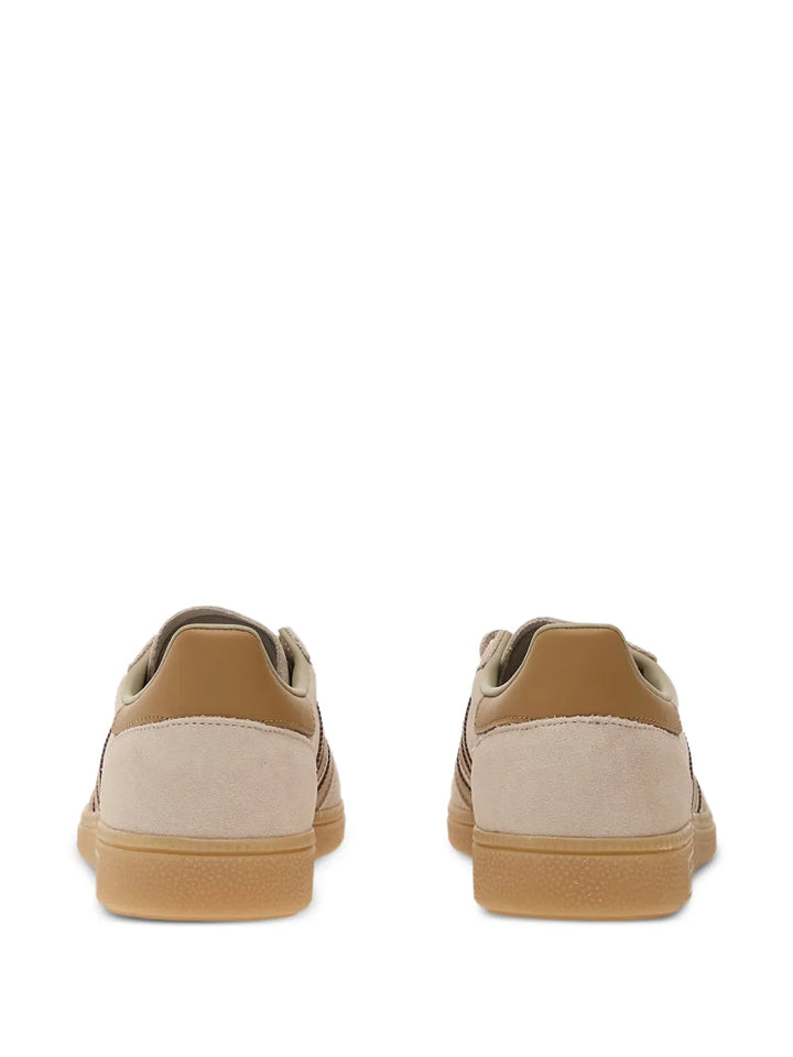 adidas Handball Spezial Stripes Sneakers — Beige — Size US M 3.5 - US W 5 — Back View