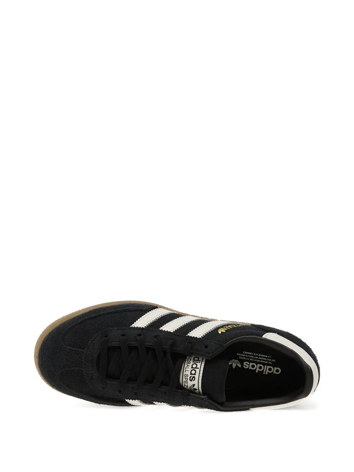 adidas Handball Spezial Bold Stripes — Black — Size US M 3.5 - US W 5 — Top View