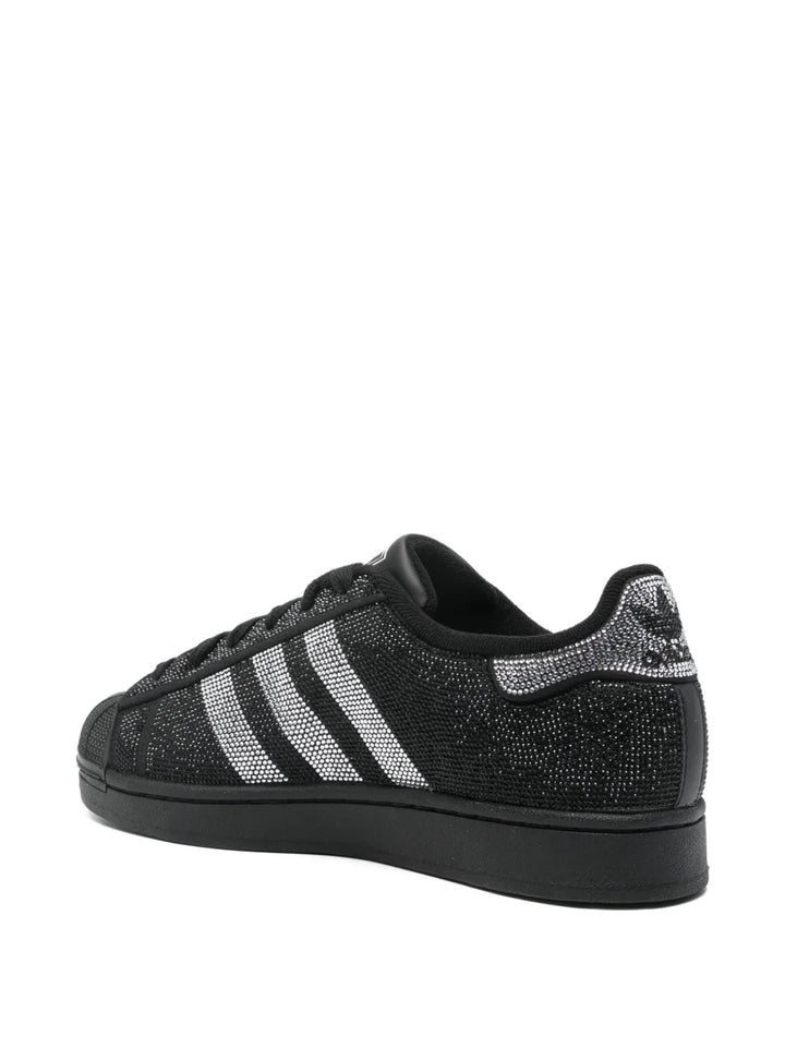 adidas Superstar Ii — Black — Size US M 3.5 - US W 5 — Back View