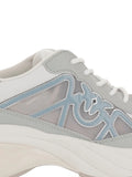 PINKO Logo-Detail Leather — White — Size US M 3.5 - US W 5 — Detail View