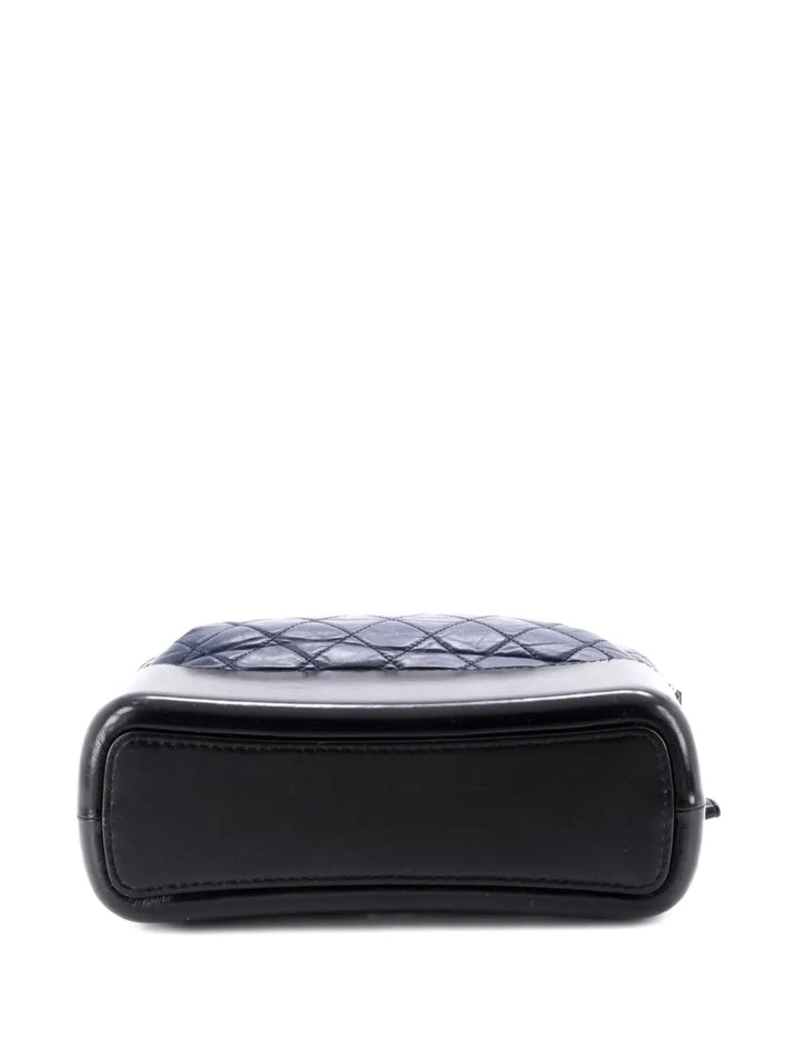Chanel Pre Owned Gabrielle Quilted Aged Calfskin Medium Hobo Bag — Same as shown — Size One Size — Back View
