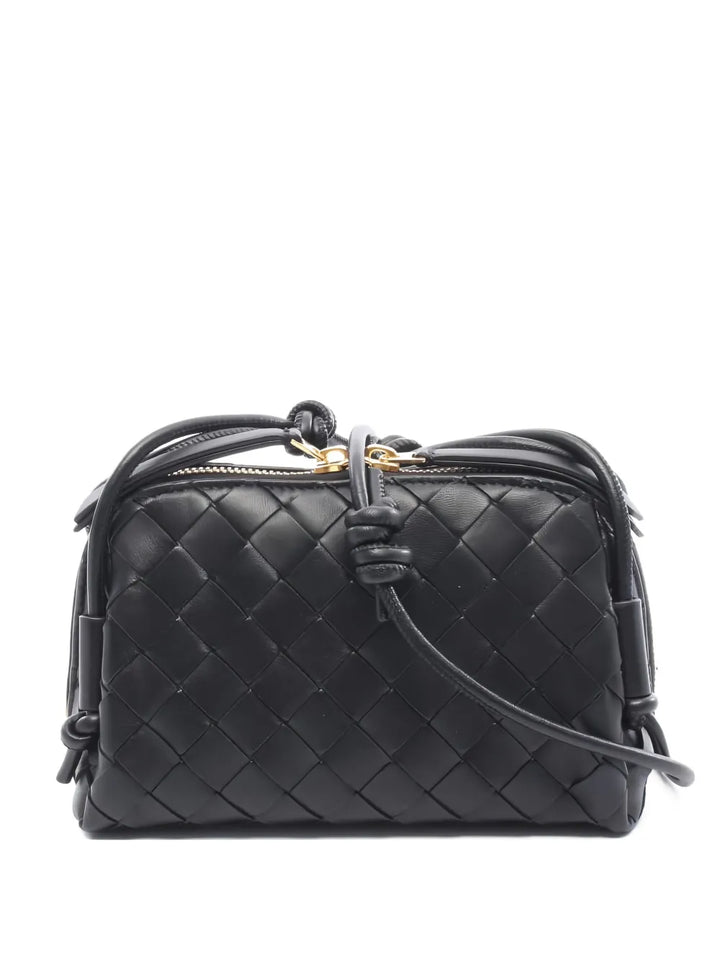 Bottega Veneta Pre Owned 2020S Intrecciato Leather Shoulder Bag — Same as shown — Size One Size — Front View