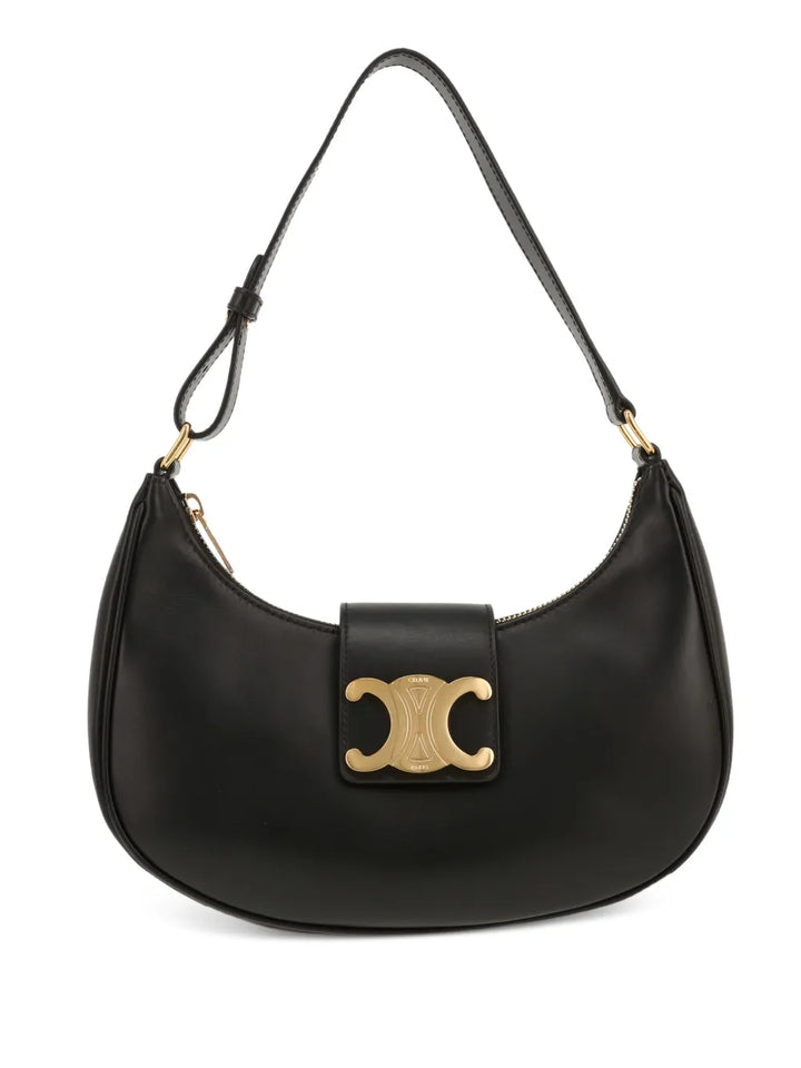 Celine Pre Owned 2020 Ava Triomphe Leather Shoulder Bag — Same as shown — Size One Size — Front View
