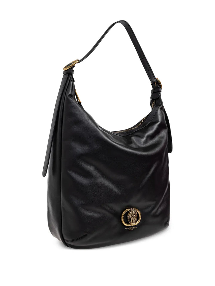Kurt Geiger London Large Chelsea Leather Shoulder Bag — Same as shown — Size One Size — Top View