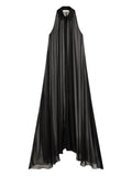 The Frankie Shop Sukie Sleeveless Maxi Dress — Black — Size XS — Front View