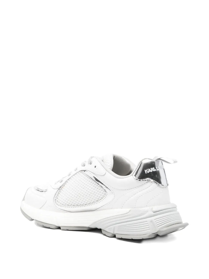 Karl Lagerfeld Orion Metallic-Trim — White — Size US M 3.5 - US W 5 — Back View