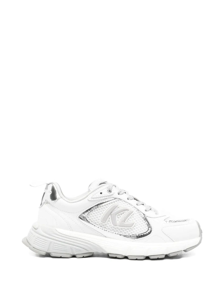 Karl Lagerfeld Orion Metallic-Trim — White — Size US M 3.5 - US W 5 — Front View