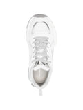 Karl Lagerfeld Orion Metallic-Trim — White — Size US M 3.5 - US W 5 — Top View