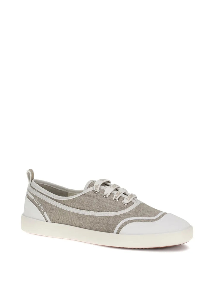 Carel Paris White Contrast — Light Brown — Size US M 3.5 - US W 5 — Side View