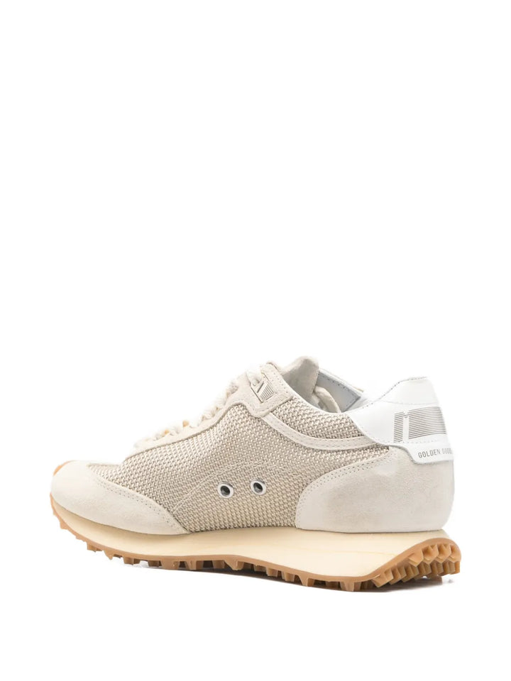 Golden Goose Marathon Lace-Up — Beige — Size US M 3.5 - US W 5 — Back View