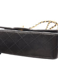 Chanel Pre Owned 1994 1996 Small Classic Lambskin Double Flap Shoulder Bag — Same as shown — Size One Size — Detail View