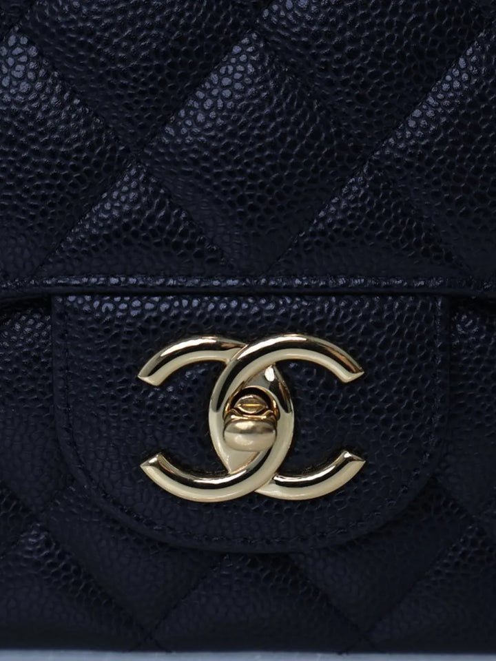 Chanel Pre Owned 2019 Maxi Classic Caviar Double Flap Shoulder Bag — Same as shown — Size One Size — Lifestyle View