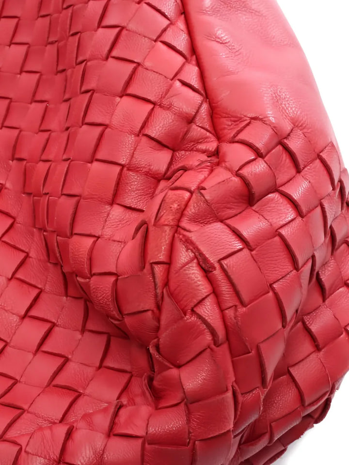 Bottega Veneta Pre Owned 00S Medium Campana Intrecciato Shoulder Bag — Same as shown — Size One Size — Top View