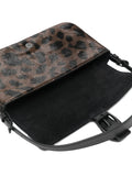 Staud Leopard Pattern Buckle Detail Shoulder Bag — Same as shown — Size One Size — Detail View