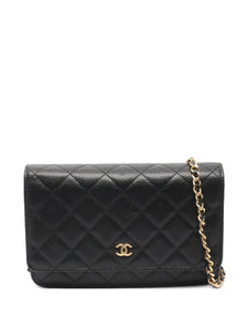 Chanel Pre Owned 2019 Quilted Chain Wallet — Same as shown — Size One Size — Front View