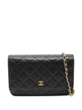 Chanel Pre Owned 2019 Quilted Chain Wallet — Same as shown — Size One Size — Front View