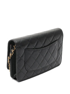 Chanel Pre Owned 2019 Quilted Chain Wallet — Same as shown — Size One Size — Lifestyle View