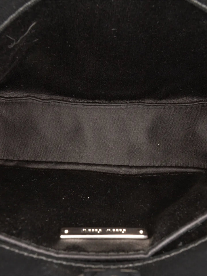 Miu Miu Pre Owned 2010 2025 Nappa Matelasse Sassy Shoulder Bag — Same as shown — Size One Size — Detail View