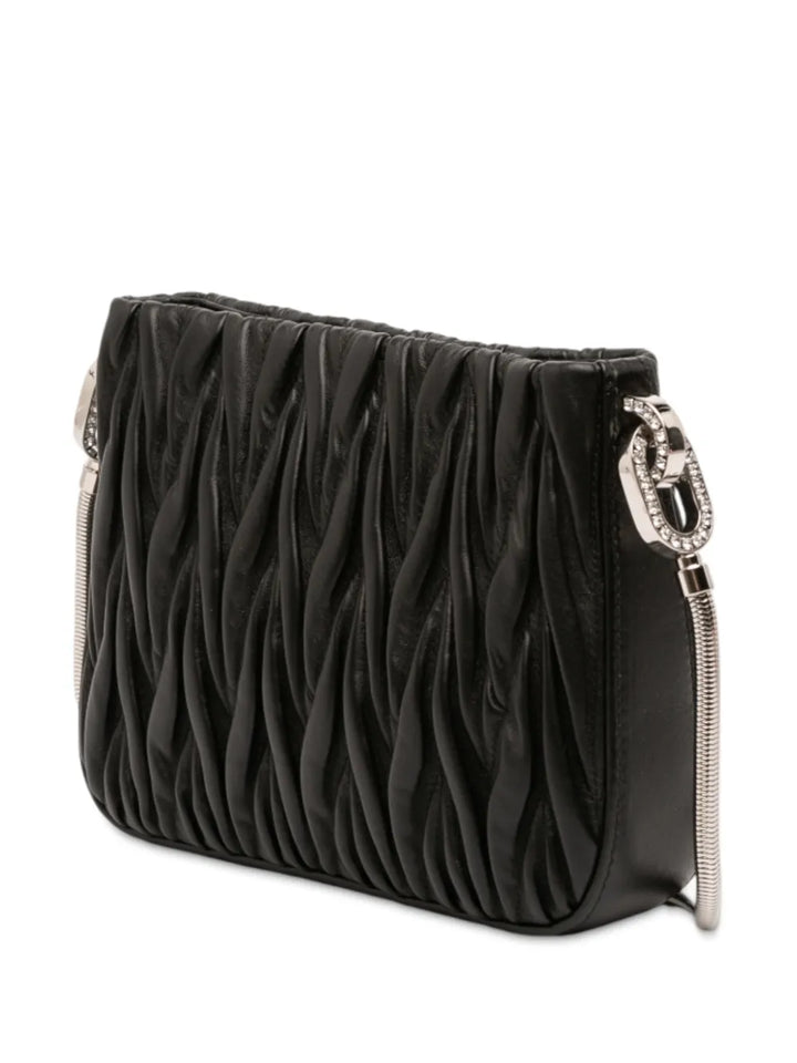 Miu Miu Pre Owned 2010 2025 Nappa Matelasse Sassy Shoulder Bag — Same as shown — Size One Size — Back View