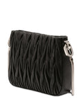 Miu Miu Pre Owned 2010 2025 Nappa Matelasse Sassy Shoulder Bag — Same as shown — Size One Size — Back View