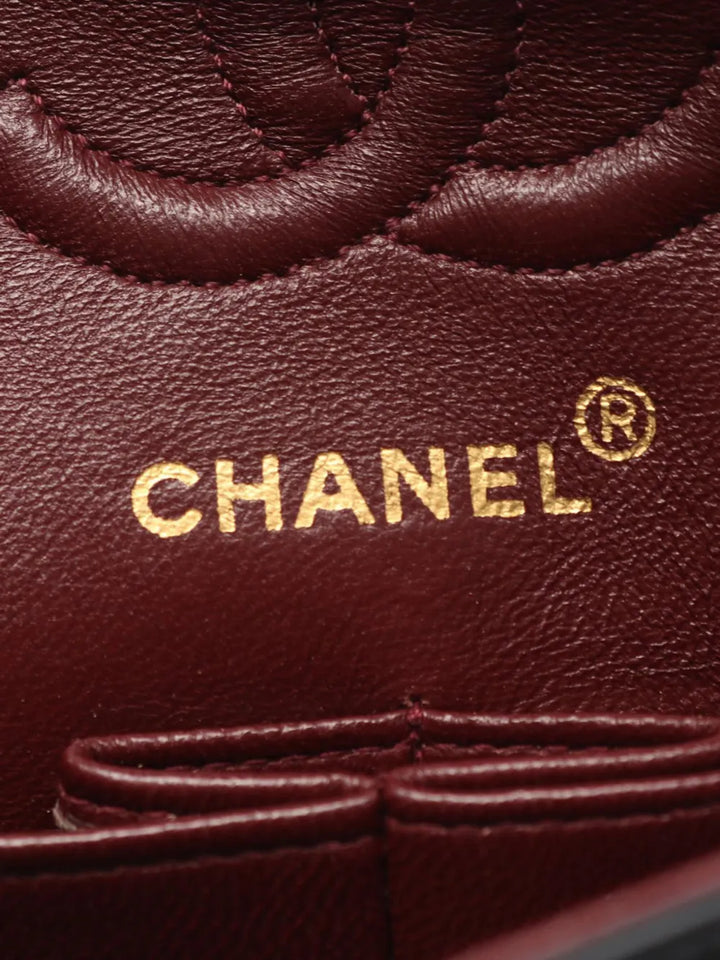 Chanel Pre Owned 1994 1996 Small Classic Lambskin Double Flap Shoulder Bag — Same as shown — Size One Size — Detail View
