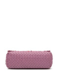 Bottega Veneta Pre Owned 2012 2025 Small Nappa Intrecciato Embroidered Olimpia Shoulder Bag — Same as shown — Size One Size — Top View
