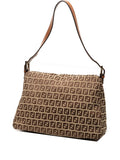 Fendi Pre Owned 2010 2025 Zucchino Canvas Mamma Forever Shoulder Bag — Same as shown — Size One Size — Back View