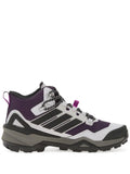 adidas Terrex Skychaser Mid Lace-Up Striped — Purple — Size US M 3.5 - US W 5 — Front View
