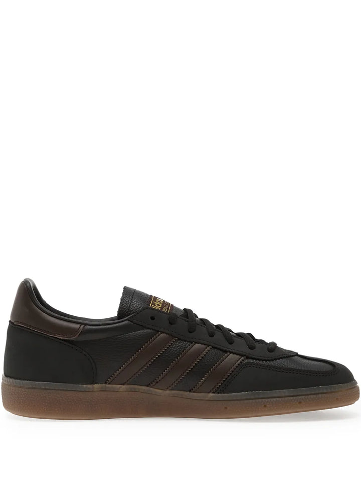 adidas Handball Spezial Lace-Up Sneakers — Black — Size US M 8.5 - US W 10 — Front View