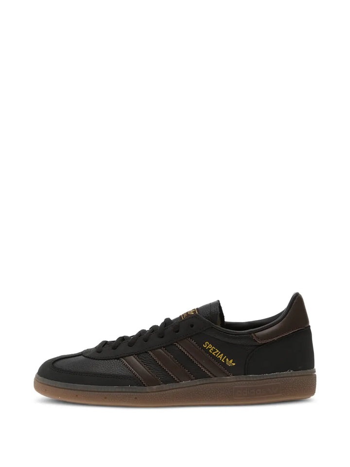 adidas Handball Spezial Lace-Up Sneakers — Black — Size US M 8.5 - US W 10 — Back View