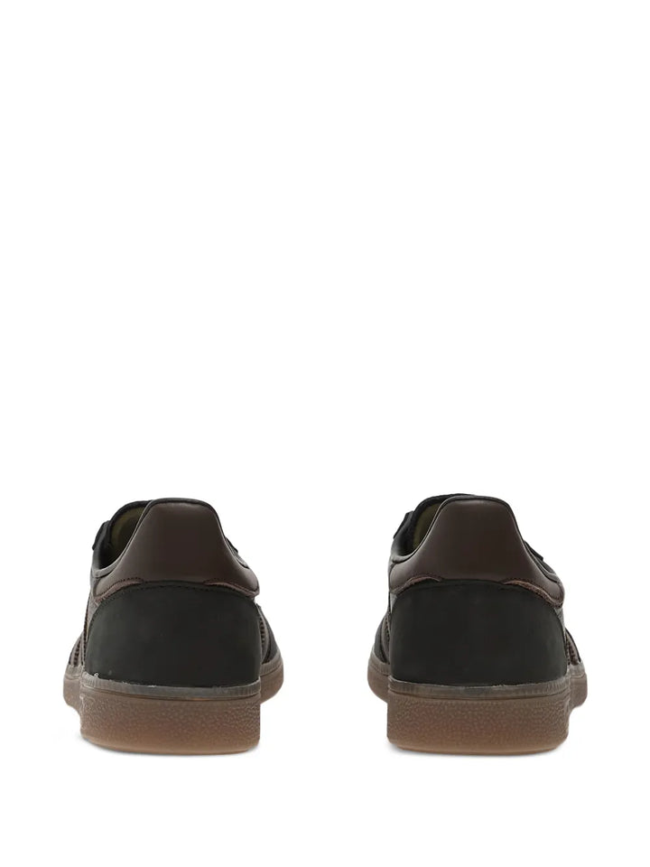 adidas Handball Spezial Lace-Up Sneakers — Black — Size US M 8.5 - US W 10 — Top View