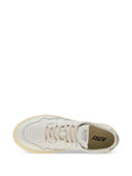 Autry Medalist Low Leather — White — Size US M 3.5 - US W 5 — Detail View