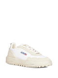 Autry Lace-Up Logo — White — Size US M 3.5 - US W 5 — Side View
