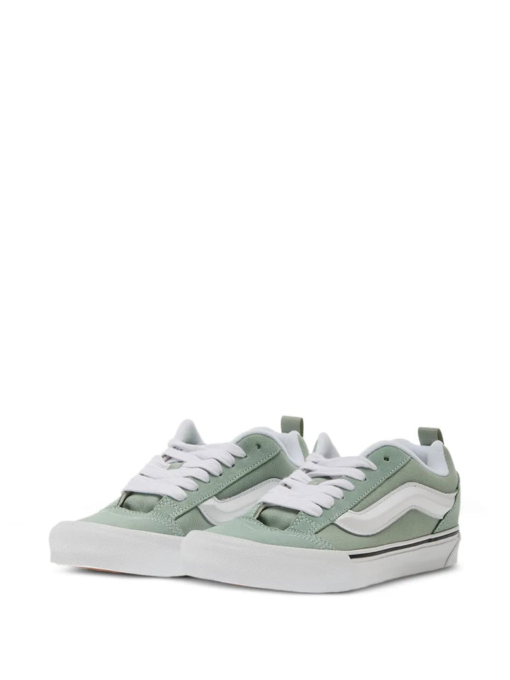 Vans Knu Skool Stripe — Green — Size US M 3.5 - US W 5 — Side View