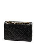 Chanel Pre Owned 1986 1988 Small Classic Lambskin Double Flap Shoulder Bag — Same as shown — Size One Size — Back View