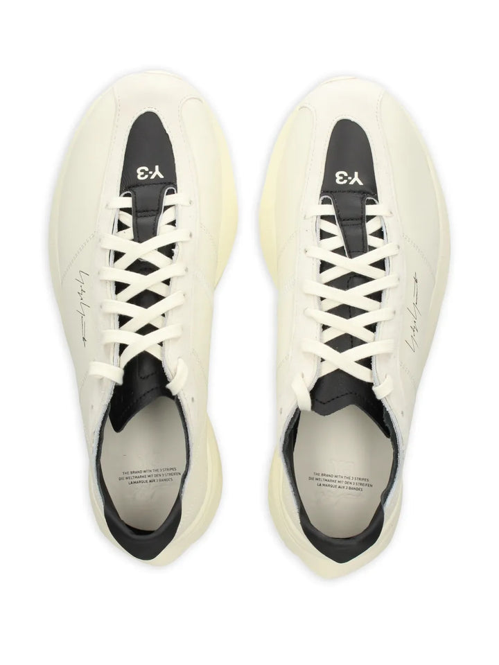 Y-3 Adios Pro 3 Lx — White — Size US M 3.5 - US W 5 — Top View
