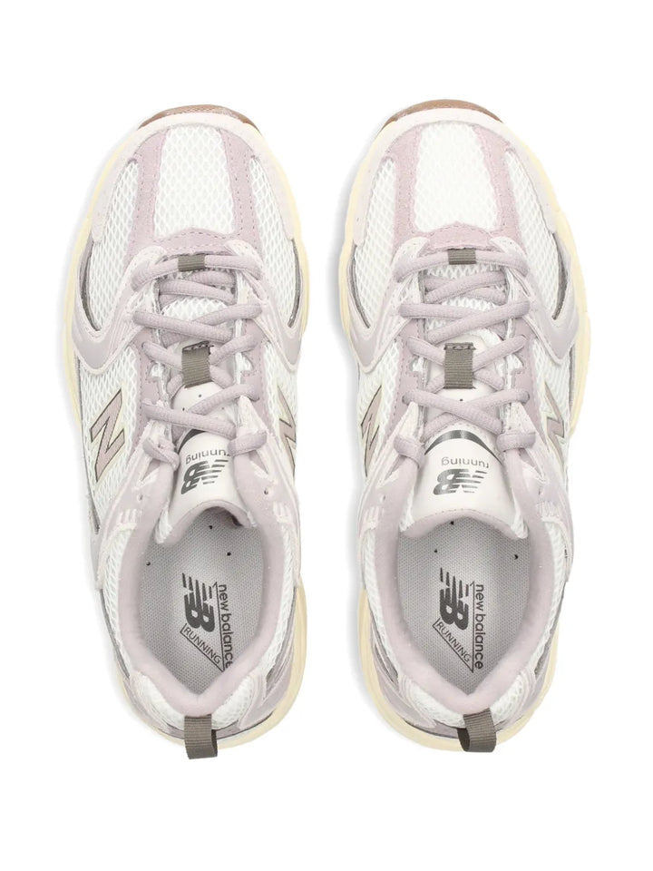 New Balance 530 Logo-Patch — White — Size US M 3.5 - US W 5 — Back View