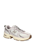 New Balance 530 Logo-Patch — White — Size US M 3.5 - US W 5 — Side View