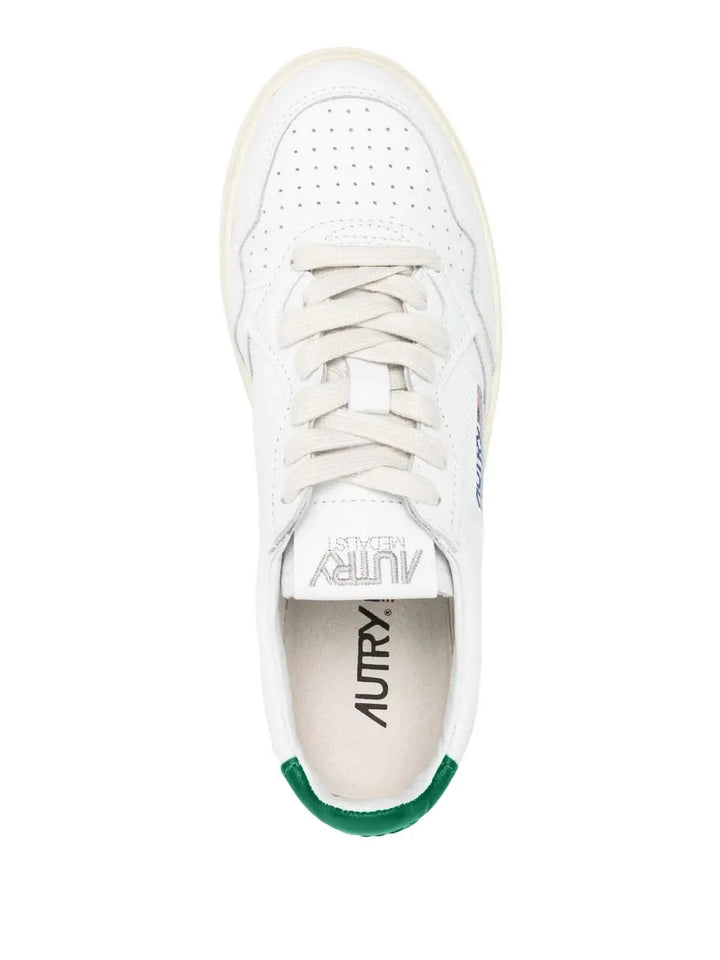 Autry Medalist Lace-Up — White — Size US M 3.5 - US W 5 — Back View