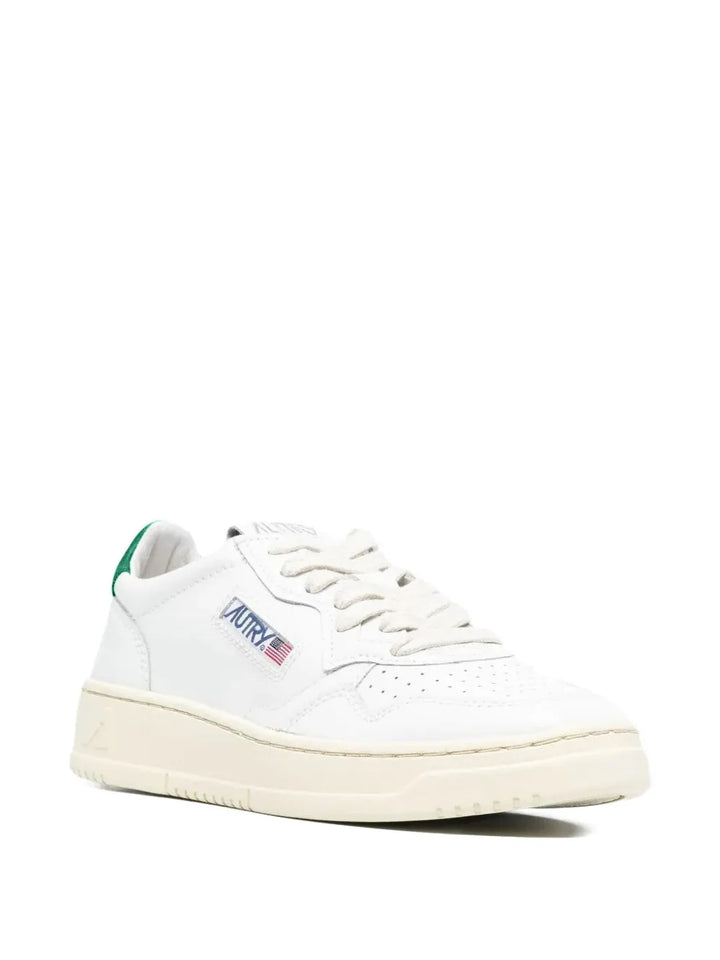 Autry Medalist Lace-Up — White — Size US M 3.5 - US W 5 — Side View