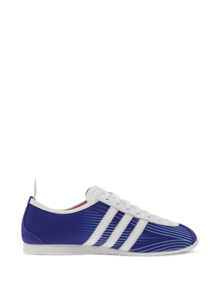 adidas Japan Stripe Sneakers — Blue — Size US M 10 - US W 11.5 — Lifestyle View