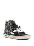 PAUL EASTERLIN Caly Star Leopard High-Top — Black — Size US M 3.5 - US W 5 — Side View