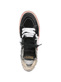 PAUL EASTERLIN Caly Star Leopard High-Top — Black — Size US M 3.5 - US W 5 — Top View