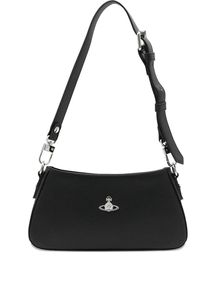 Vivienne Westwood Orb Applique Shoulder Bag — Same as shown — Size One Size — Front View