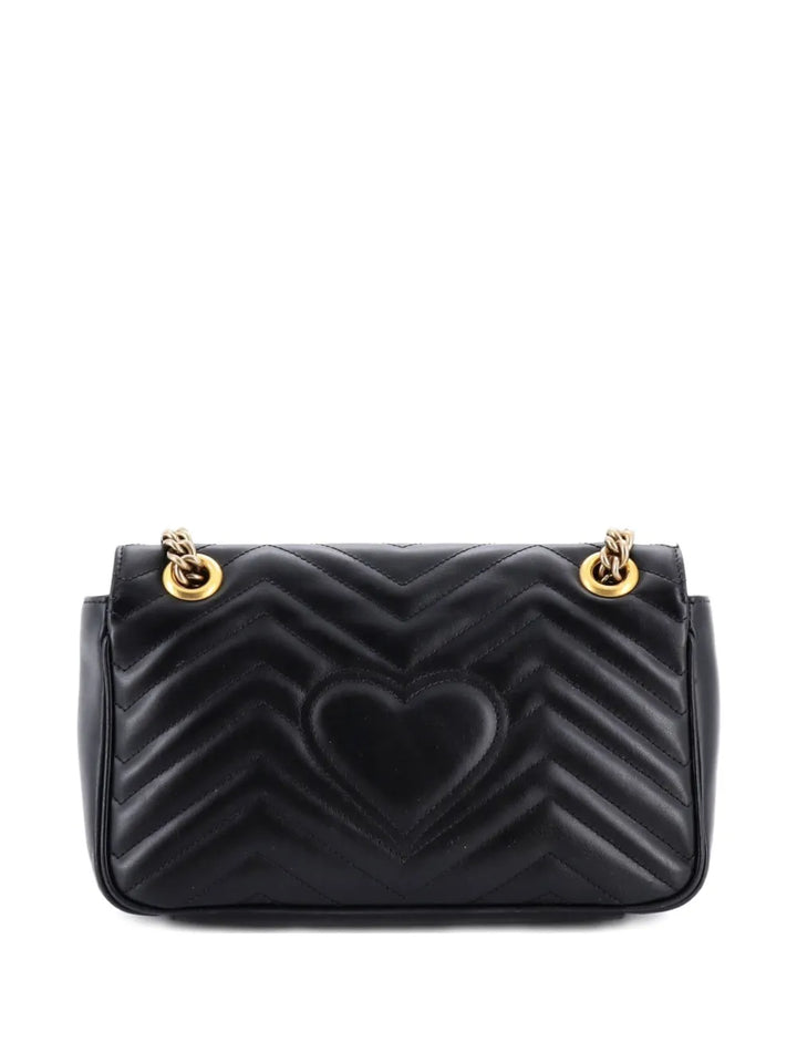 Gucci Pre Owned Gg Marmont Flap Bag Matelasse Leather Medium Shoulder Bag — Same as shown — Size One Size — Side View