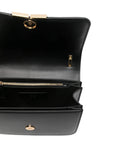 Elisabetta Franchi Logo Plaque Chain Strap Mini Shoulder Bag — Same as shown — Size One Size — Detail View