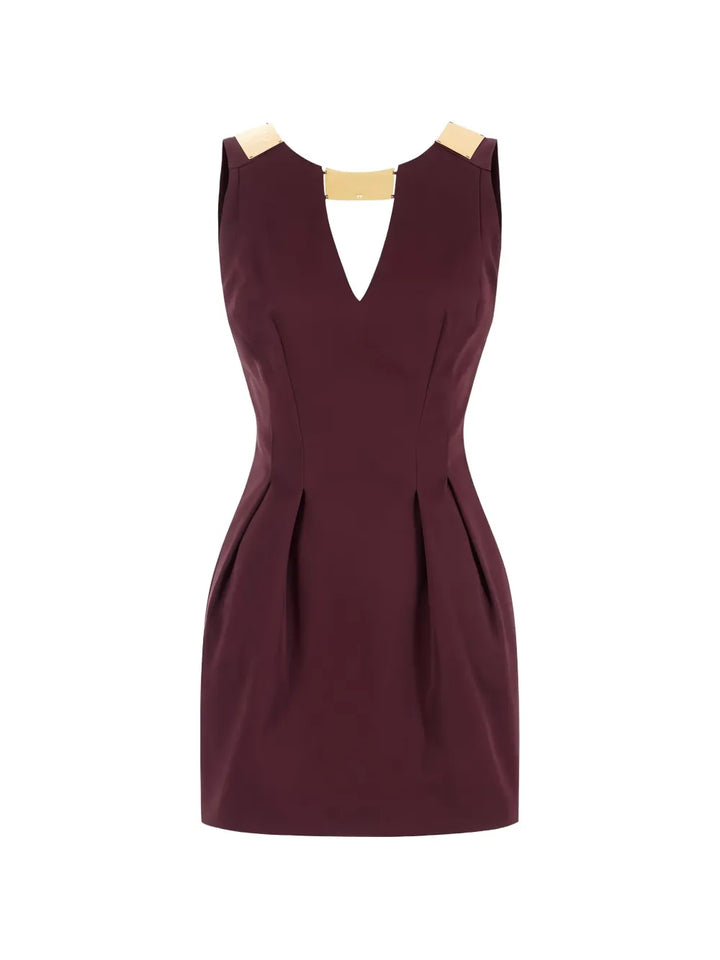 Elisabetta Franchi Sleeveless Mini Dress — Same as shown — Size M — Front View