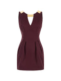 Elisabetta Franchi Sleeveless Mini Dress — Same as shown — Size M — Front View